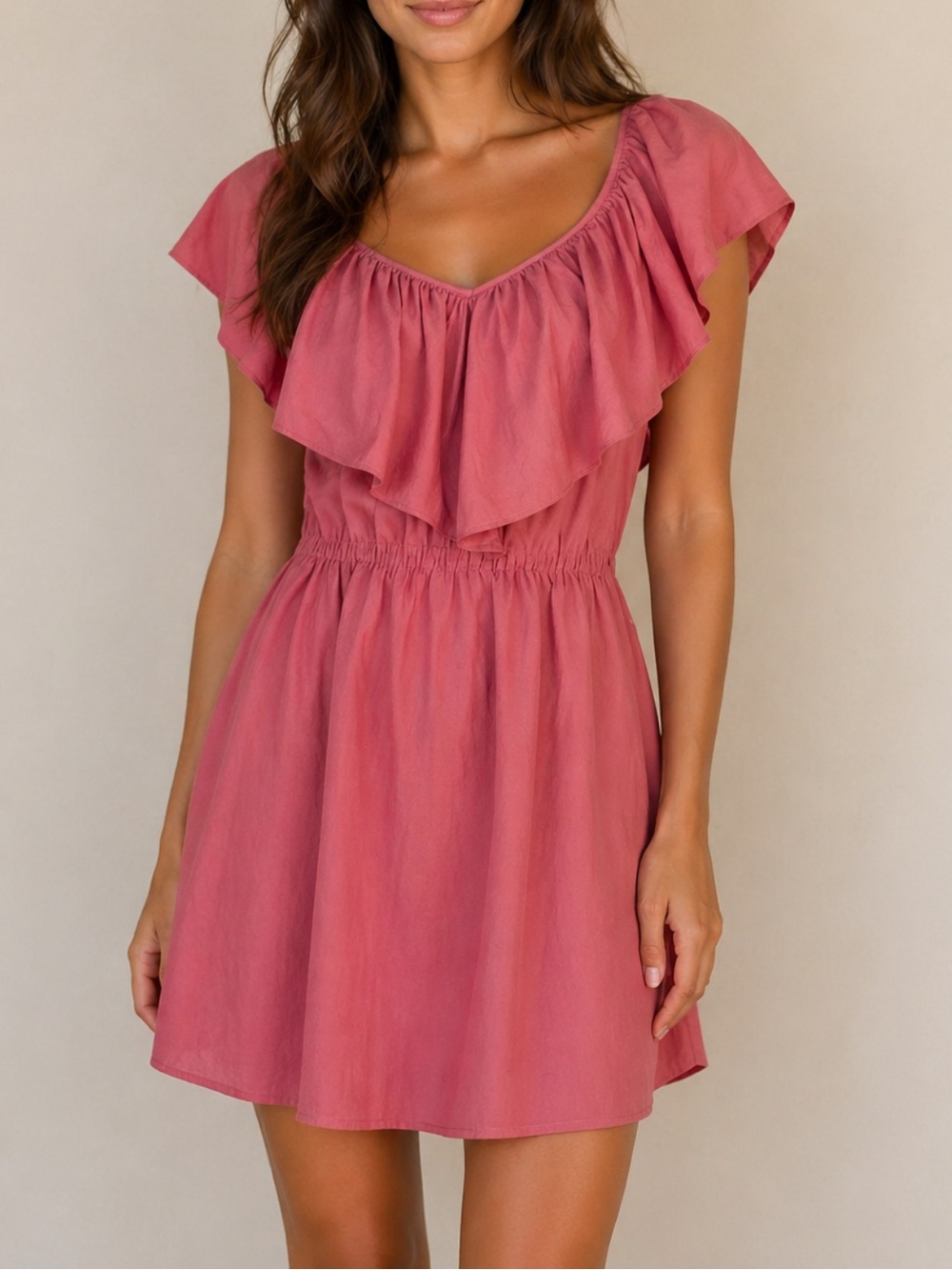 Rebecca Taylor Blush Sleeveless Sweetheart Peasant‎ Mini Dress See Measurements